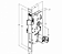 Fechadura STAM Externa 1800/10 tetra inox - Imagem 2