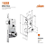 Fechadura STAM Externa 1800/21 tetra inox - Imagem 4