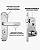 Fechadura STAM Externa 1800/21 tetra inox - Imagem 3