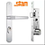 Fechadura STAM 601/602 inox - Imagem 3