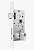 Fechadura STAM Externa 804/11 branca - Imagem 3