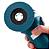Disco Flap 4.1/2" 115mmx22,2mm Grão 40 T29 CX 10 und - Imagem 3