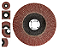 Disco Flap 4.1/2" 115mmx22mm Grão 80 T29 CX 10 und - Imagem 3