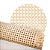 Palha Indiana Rattan Sextavada - Natural Importada 100cm x 60cm - Imagem 1