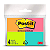 Blocos de Notas Adesivas Post-it Tropical - 4 Blocos de 38 x 50 mm - 50 folhas cada - Imagem 1