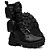 Bota Coturno Feminino Cano Medio Com Duas Bags Removivel - Imagem 1