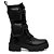 Bota Coturno Feminino Cano Medio Com Duas Bags Removivel - Imagem 3