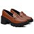 Mocassim Oxford Feminino Salto Medio Confort Bridão Metal - Imagem 5
