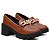 Mocassim Oxford Feminina Salto Grosso Confortavel Corrente - Imagem 11