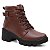 Bota Coturno Feminino Salto Médio Ankle Boot Fivela Lareral - Imagem 6