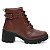 Bota Coturno Feminino Salto Médio Ankle Boot Fivela Lareral - Imagem 8