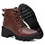 Bota Coturno Feminino Salto Médio Ankle Boot Fivela Lareral - Imagem 10