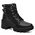 Bota Coturno Feminino Salto Médio Ankle Boot Fivela Lareral - Imagem 2