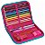 Estojo de Nylon Borboleta Rosa Kit com 18 itens Faber-Castell - Imagem 3