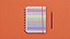 Caderno Inteligente Arco-Íris Pastel Médio 60 Folhas Pautadas - Imagem 2