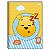 Caderno Pooh Emoji Disney Brochura Grande Universitário Jandaia - Imagem 1
