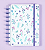 Planner Lilac Fields Médio 104 Folhas Caderno Inteligente - Imagem 1