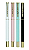 Caneta Esferográfica Metalic 1.0 Cores Pastel Soul BRW - Imagem 1