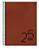 Agenda Office Class Espiral Capa Dura 2025 176 Folhas Cores Forni - Imagem 2
