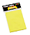 Bloco Adesivo Amarelo Neon 76 X 102mm com 100 Folhas Brw - Imagem 1