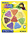 Giz De Cera Triangular Acrilex - 8 Cores - Imagem 1