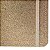 Caderno de Disco Shine Dourado 80 Folhas M - Diskô - Imagem 5