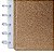 Caderno de Disco Shine Dourado 80 Folhas M - Diskô - Imagem 2