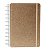 Caderno de Disco Shine Dourado 80 Folhas M - Diskô - Imagem 1