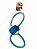 Brinquedo Mordedor Corda com Bola Infinito - Imagem 3