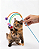 Brinquedo Varinha Com Pom Pom Colorida para Gatos - Imagem 5