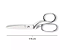 Tesoura de Costura em Inox 17,6cm - EuroRoma - Imagem 2
