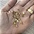 Kit 10 mini Estrelas de Metal Douradas (8mm) - Imagem 1
