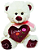Urso com Coração Love - Imagem 1