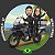 Caricatura de Casal em Moto - Imagem 2