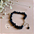 Pulseira Ônix com Extensor 17,5 +3,0 cm Prata Folheada - Imagem 3