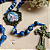 Terço com Medalha Nossa Senhora de Guadalupe em Lápis Lazuli - Imagem 1