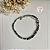 Pulseira de Mix de Esmeralda com esfera lapidada e cubos 2mm + Ponto de Luz - Banho ouro branco - Imagem 3