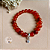 Pulseira Mulher de Luz – Cornalina, Jaspe Vermelho e Estrela - Imagem 2