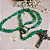 Terço com Medalha de São Josemaria Escrivá e Quartzo Verde - 6mm - Imagem 3
