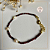 Pulseira de Granada Esfera Lapidada de 3mm com Pérola de Água Doce - Folheado - Imagem 3