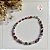 PEÇA ÚNICA - Pulseira Mix de Pedras: Ágata + Água Marinha + Ametista + Cristal da Rocha + Esmeralda + Lápis Lazuli + Jaspe Vermelho - Imagem 1