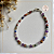 PEÇA ÚNICA - Pulseira Mix de Pedras: Ágata + Água Marinha + Ametista + Cristal da Rocha + Esmeralda + Lápis Lazuli + Jaspe Vermelho - Imagem 3