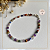 PEÇA ÚNICA - Pulseira Mix de Pedras: Ágata + Água Marinha + Ametista + Cristal da Rocha + Esmeralda + Lápis Lazuli + Jaspe Vermelho - Imagem 2