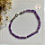 Pulseira de Mix de Ametista + Ponto de Luz - Banho ouro branco - Imagem 3