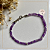 Pulseira de Mix de Ametista + Ponto de Luz - Banho ouro branco - Imagem 2