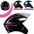 Capacete Fw3 Aberto X Open Preto Original Aprovado Inmetro - Imagem 1