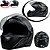 Capacete De Moto Gt2 Fechado Com Narigueira Preto 56 58 60 - Imagem 1