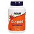 C-1000 Vitamina 100 tabs Now Foods - Imagem 1
