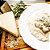 RISOTO DE QUEIJO COM ALHO PORÓ, CUBOS BOVINO MOSTARDA E MEL - Imagem 1