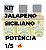 Kit 3 Molhos de Pimenta Alma Quente Jalapeno Fresh Spicy 100ml - Imagem 2
